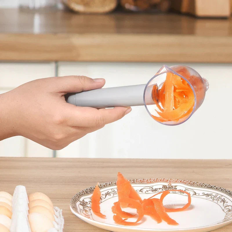 2-in-1 Peeler with Storage Container Bottle Opener