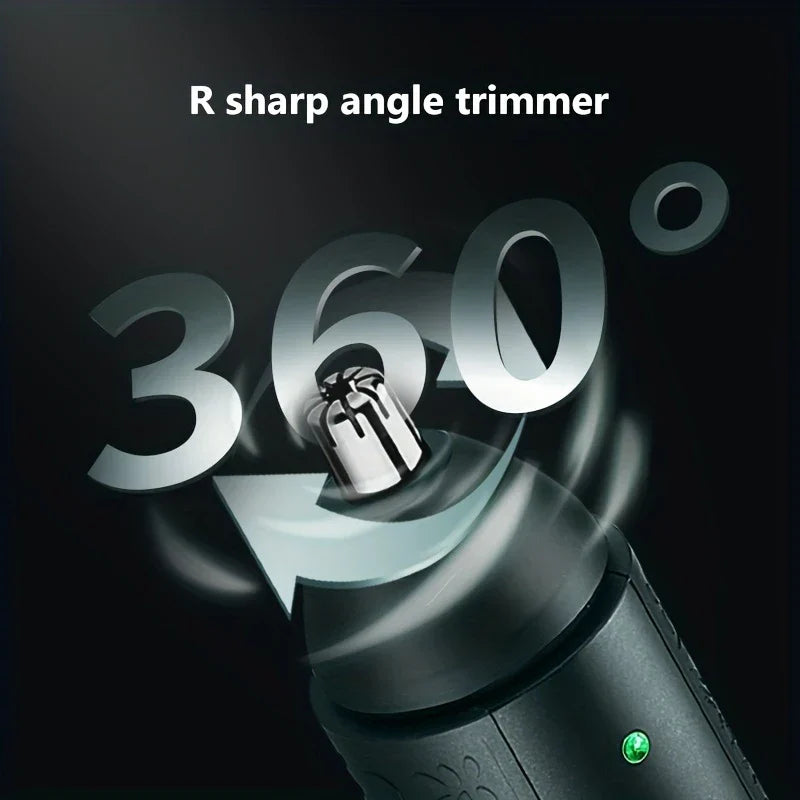 2-in-1 Portable Electric Shaver Nose Trimmer USB