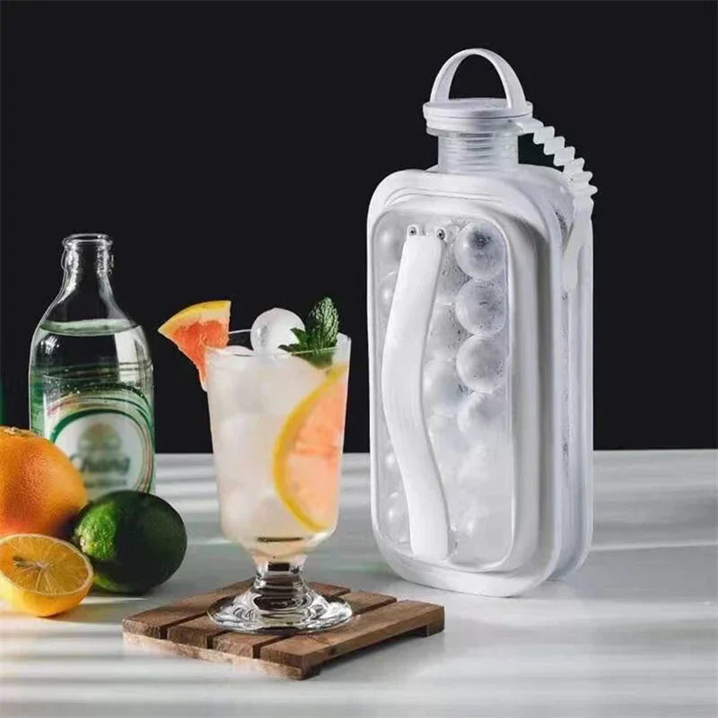 2-In-1 Sphere Ice Mold & Portable Bottle Jug