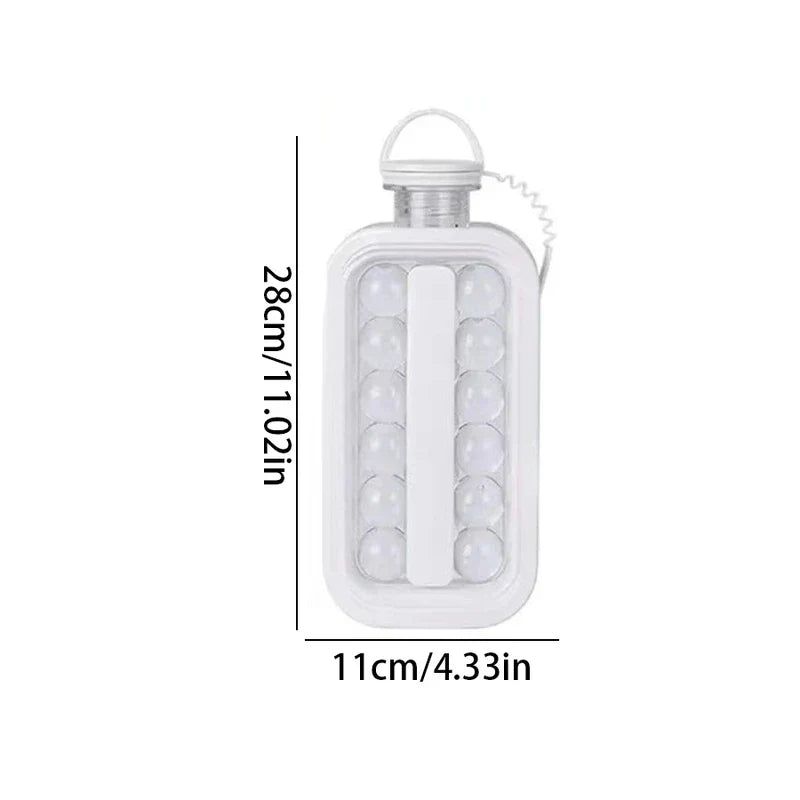 2-In-1 Sphere Ice Mold & Portable Bottle Jug