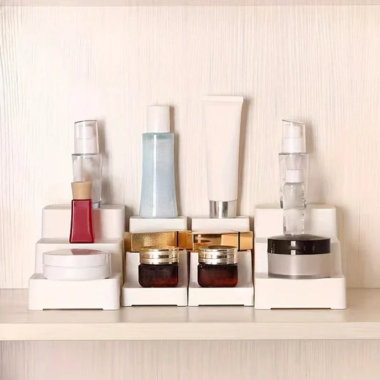 3-Tier Expandable Spice Rack Step Shelf Organizer