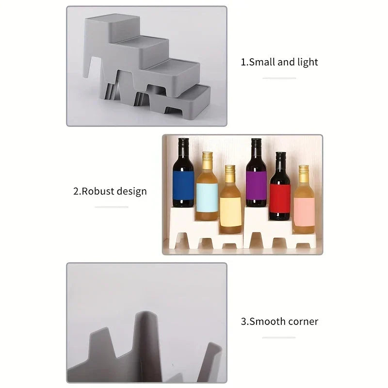 3-Tier Expandable Spice Rack Step Shelf Organizer