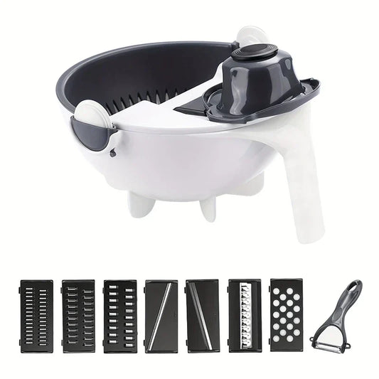 9-in-1 Vegetable Chopper Mandoline Slicer Dicer