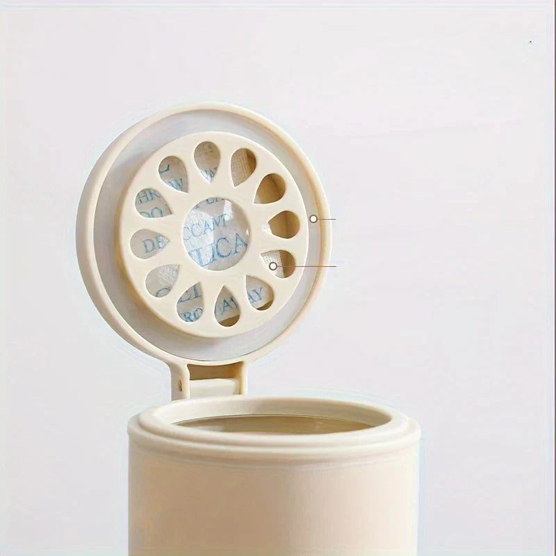Airtight Glass Spice Jar With Spoon Lid Seal