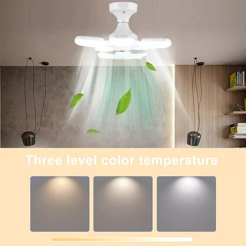 Apple Design Desk Lamp With Fan Combo Light