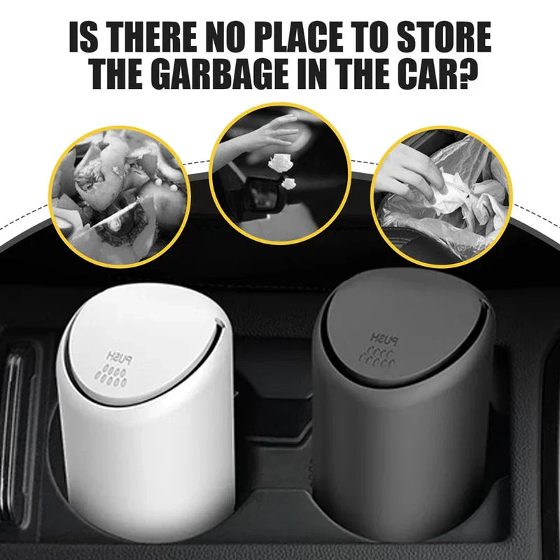 Car Trash Can Bin Garbage Bag Holder Container