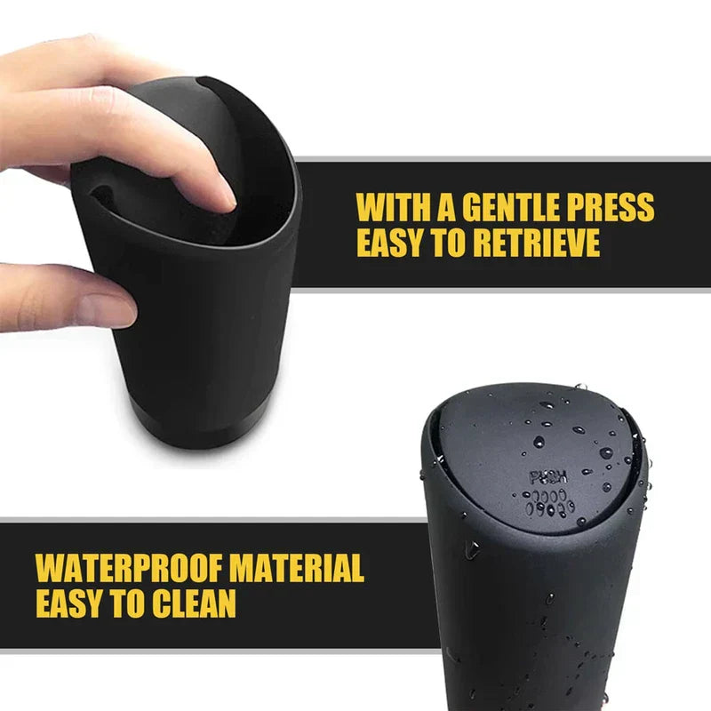 Car Trash Can Bin Garbage Bag Holder Container