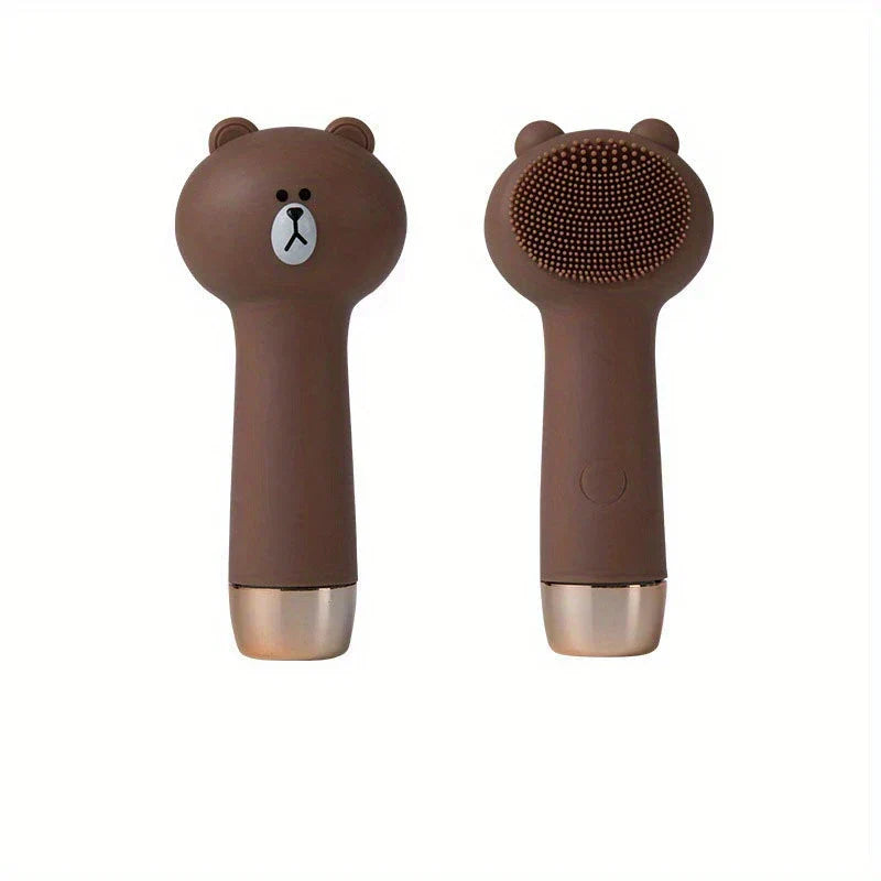 Bear Facial Cleansing Brush – Gentle Silicone Face Cleaner