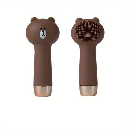 Bear Facial Cleansing Brush – Gentle Silicone Face Cleaner