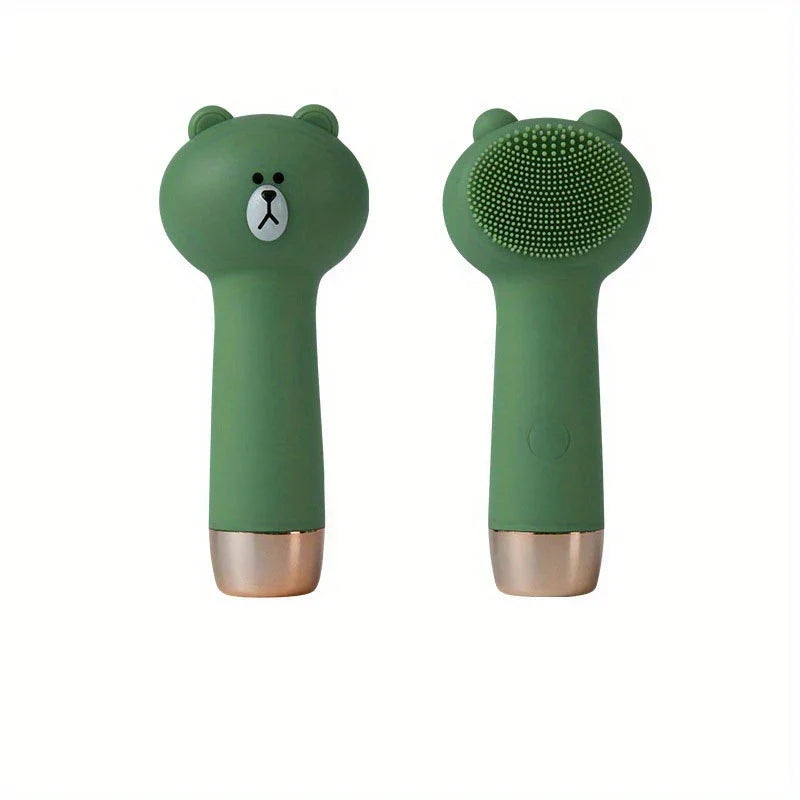 Bear Facial Cleansing Brush – Gentle Silicone Face Cleaner