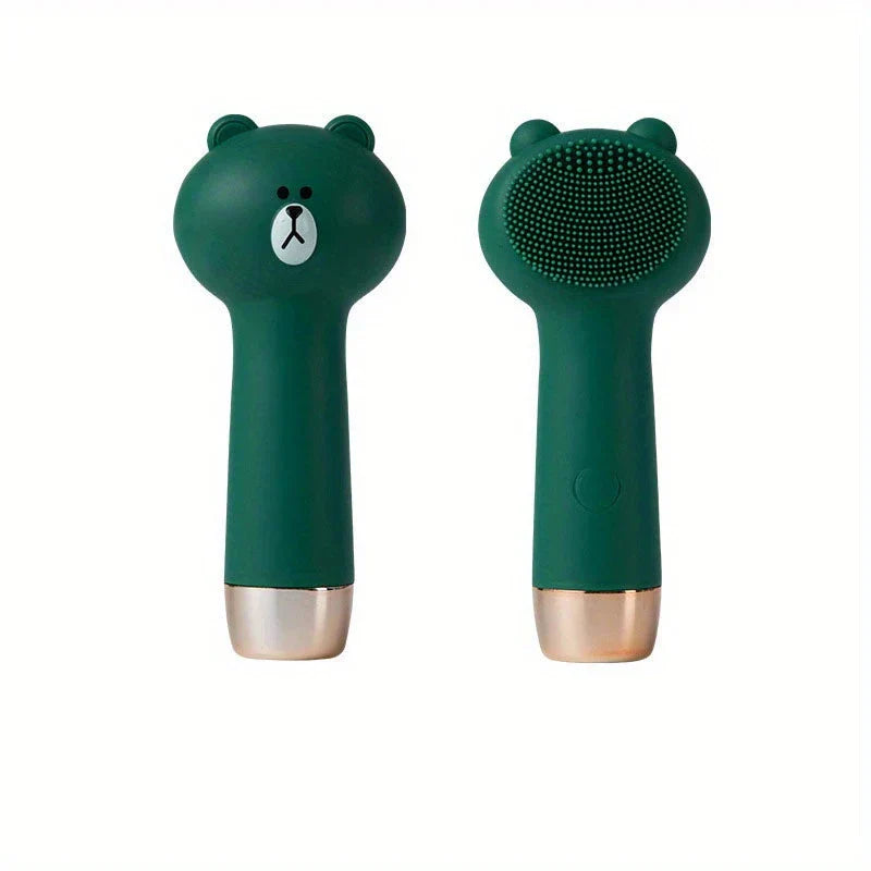 Bear Facial Cleansing Brush – Gentle Silicone Face Cleaner