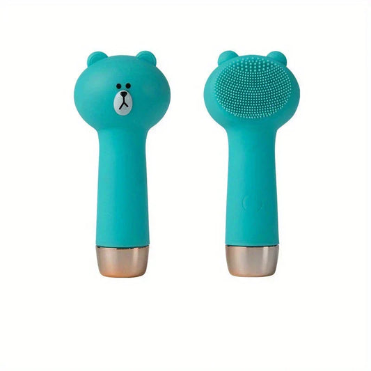 Bear Facial Cleansing Brush – Gentle Silicone Face Cleaner