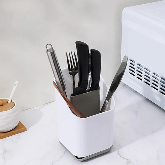 Chopstick Utensil Holder Drainer Caddy Basket