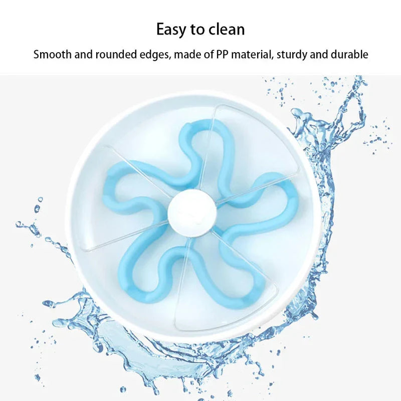 Comb Tooth Slow Feeder Pet Bowl Dog Dish