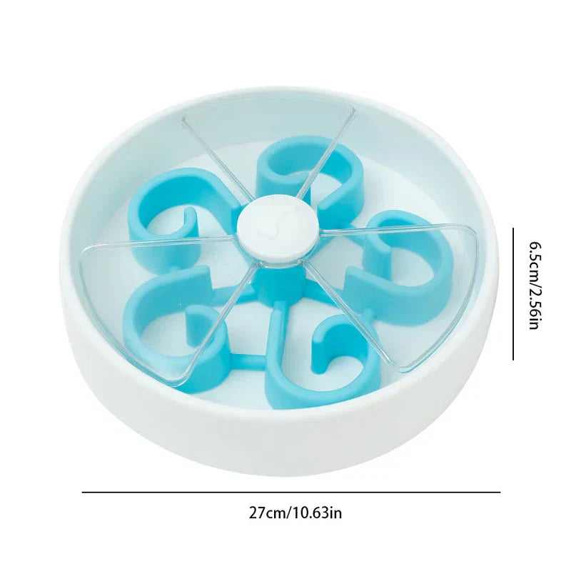 Comb Tooth Slow Feeder Pet Bowl Dog Dish