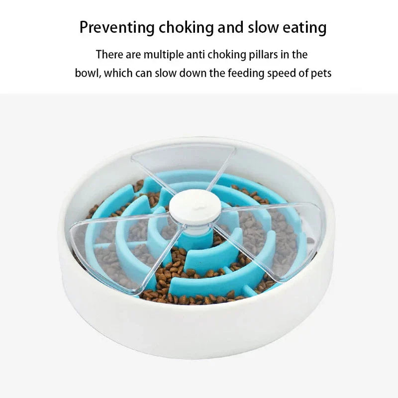 Comb Tooth Slow Feeder Pet Bowl Dog Dish