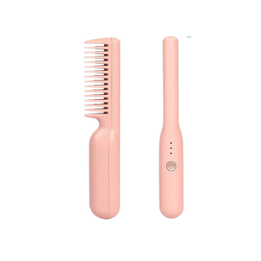 Cordless Portable Heated Hair Brush