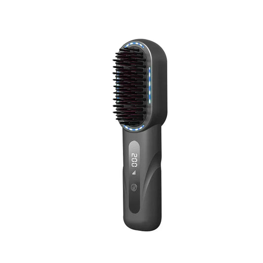 Cordless Hair Straightener Brush Comb