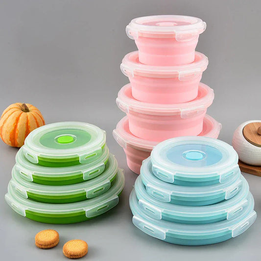 Round Food Storage Containers Set (4Pc, Boxed)