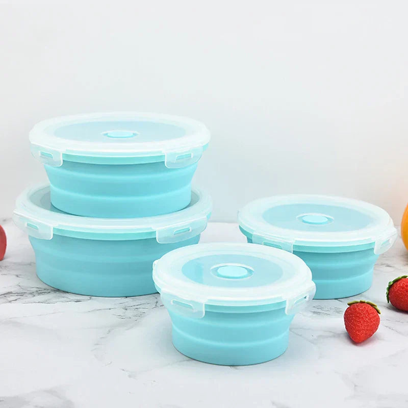 Round Food Storage Containers Set (4Pc, Boxed)