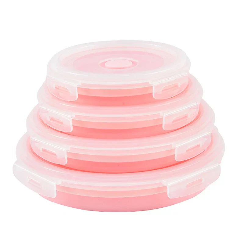 Round Food Storage Containers Set (4Pc, Boxed)