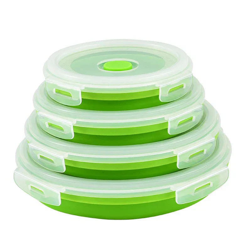 Round Food Storage Containers Set (4Pc, Boxed)