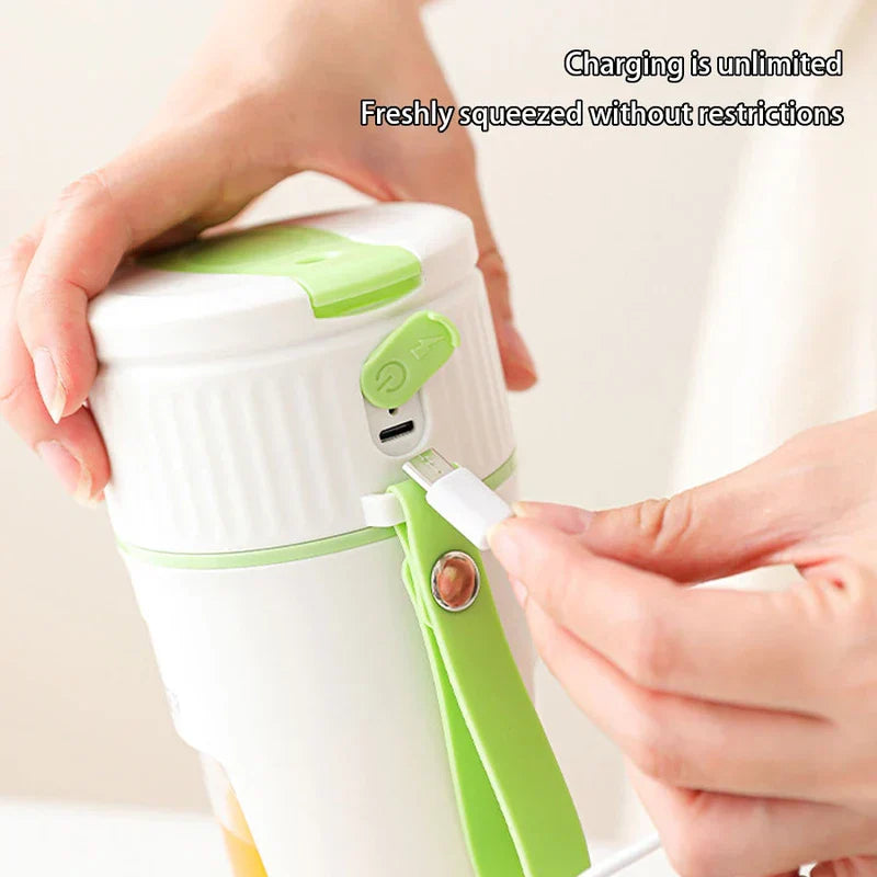 Single Serving Drink Mixer Smoothie Travel Cup