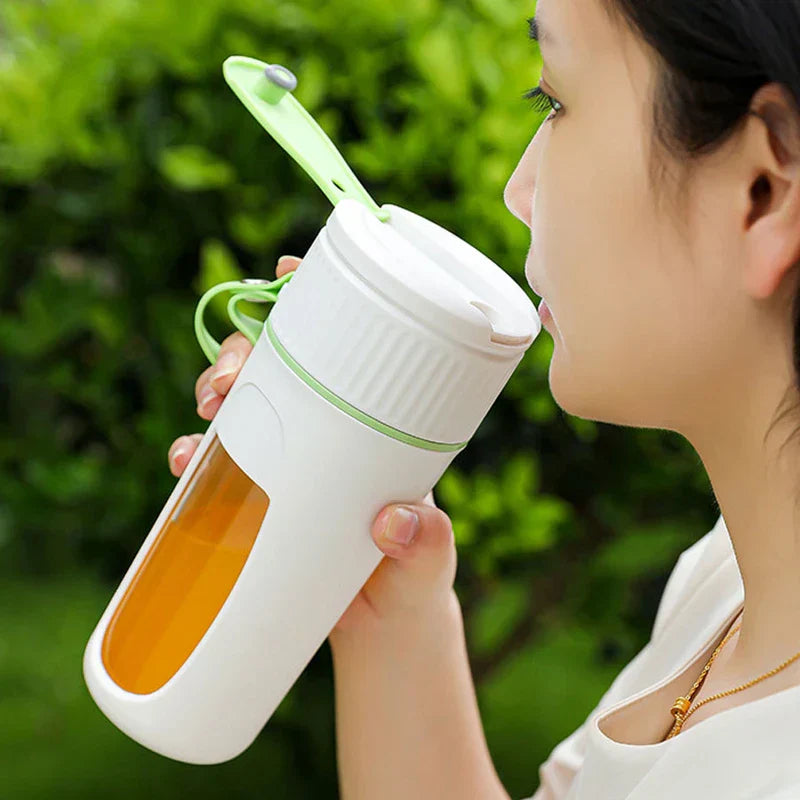Single Serving Drink Mixer Smoothie Travel Cup