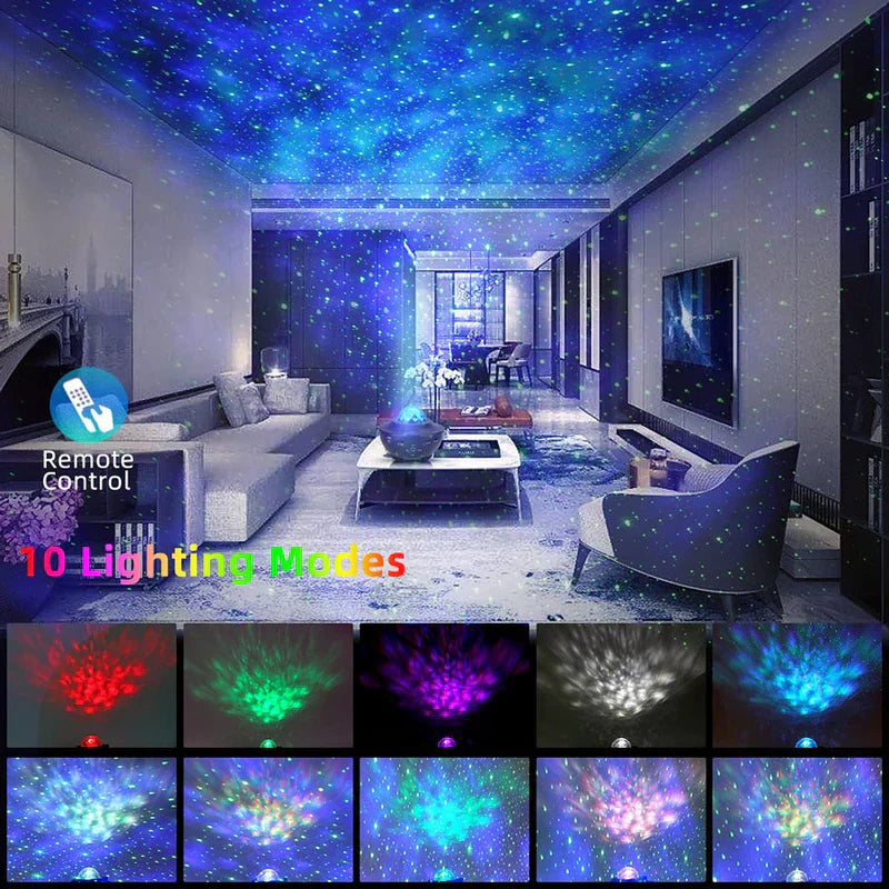 Small Bowl Star Projector Night Light Lamp