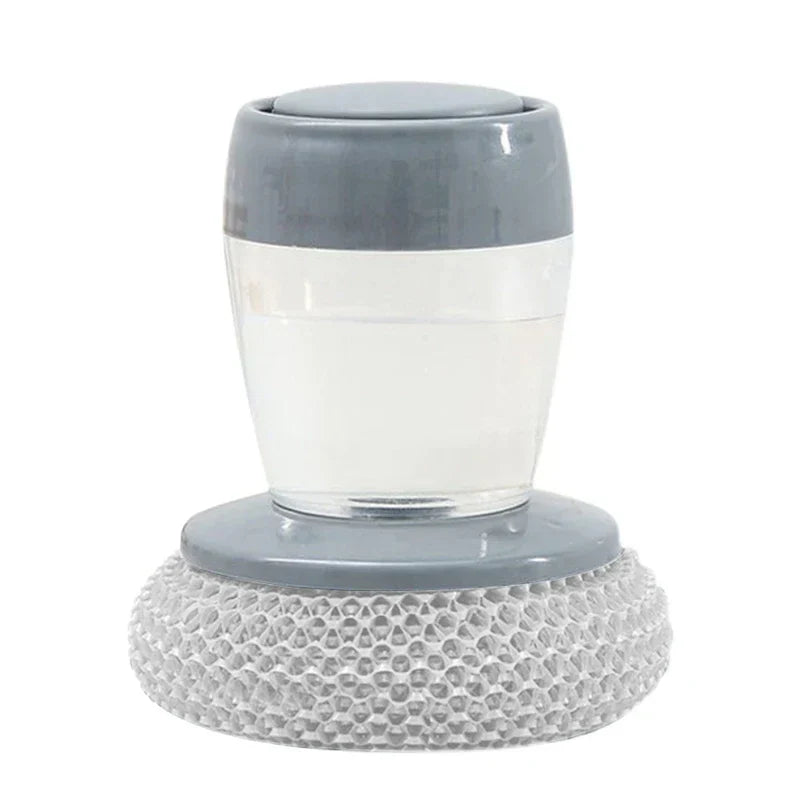 Soap Dispensing Pot Scrubber Dish Brush
