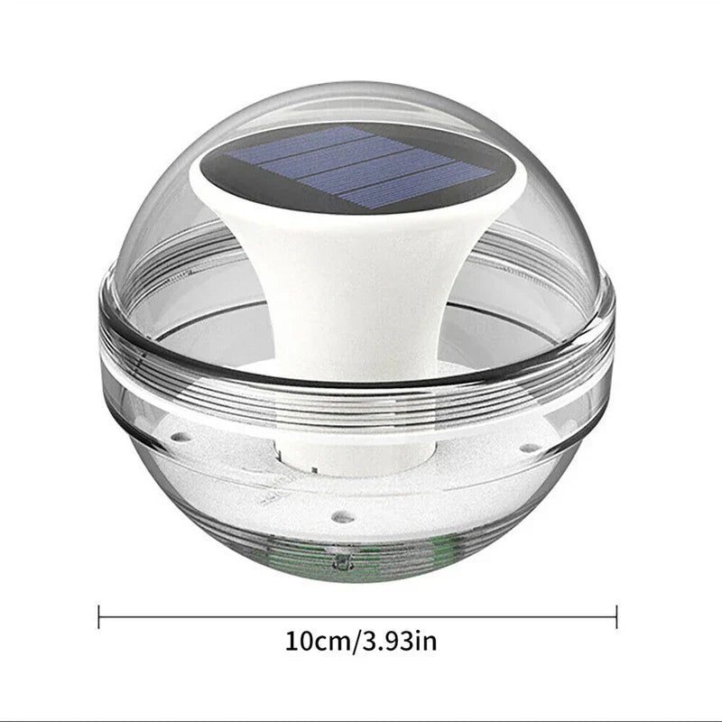 Solar Powered Floating Pool Light Waterproof Pond Lamp