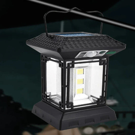 Solar Sensor Lantern Camping Light
