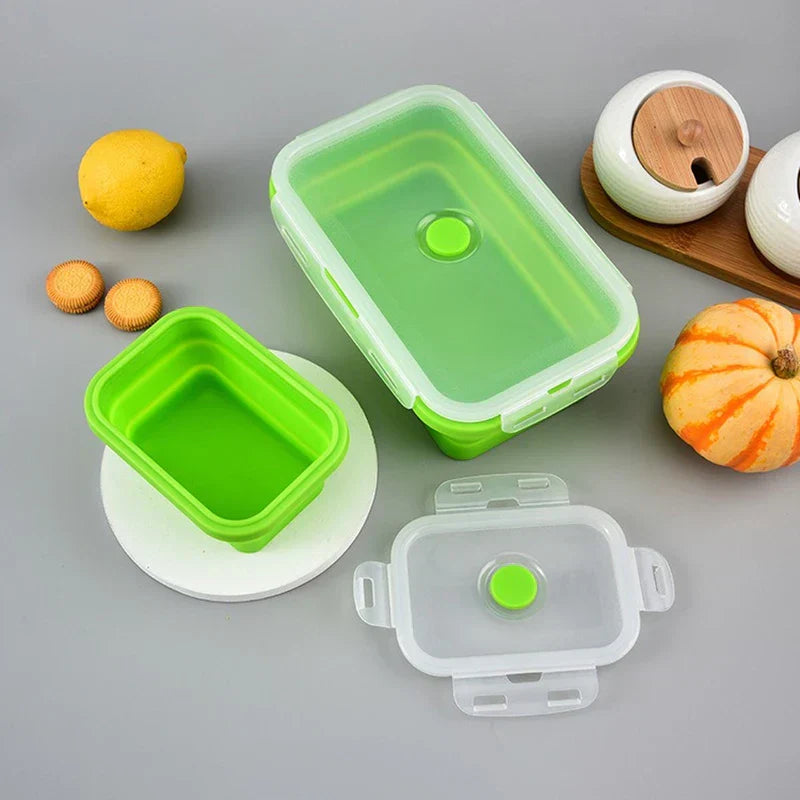 Square Food Storage Containers Set (4Pc, Opp)