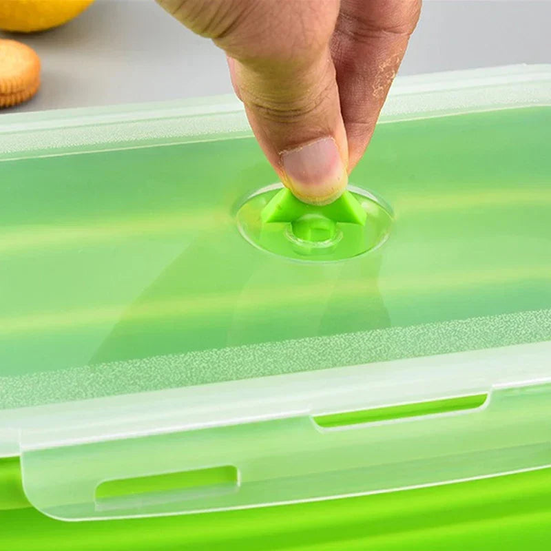 Square Food Storage Containers Set (4Pc, Opp)