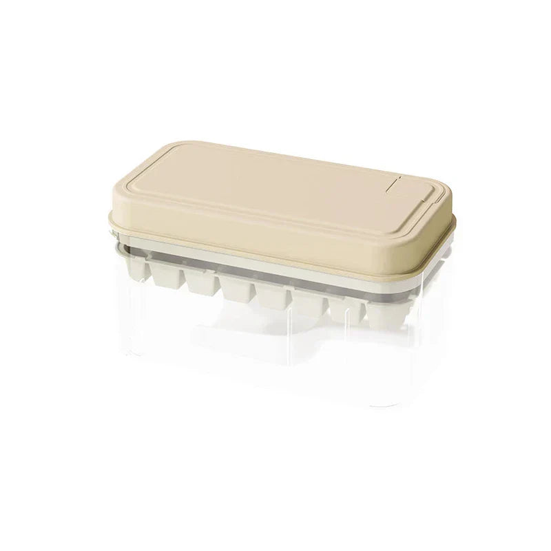 Stackable Ice Mold Bin With Lid And Scoop