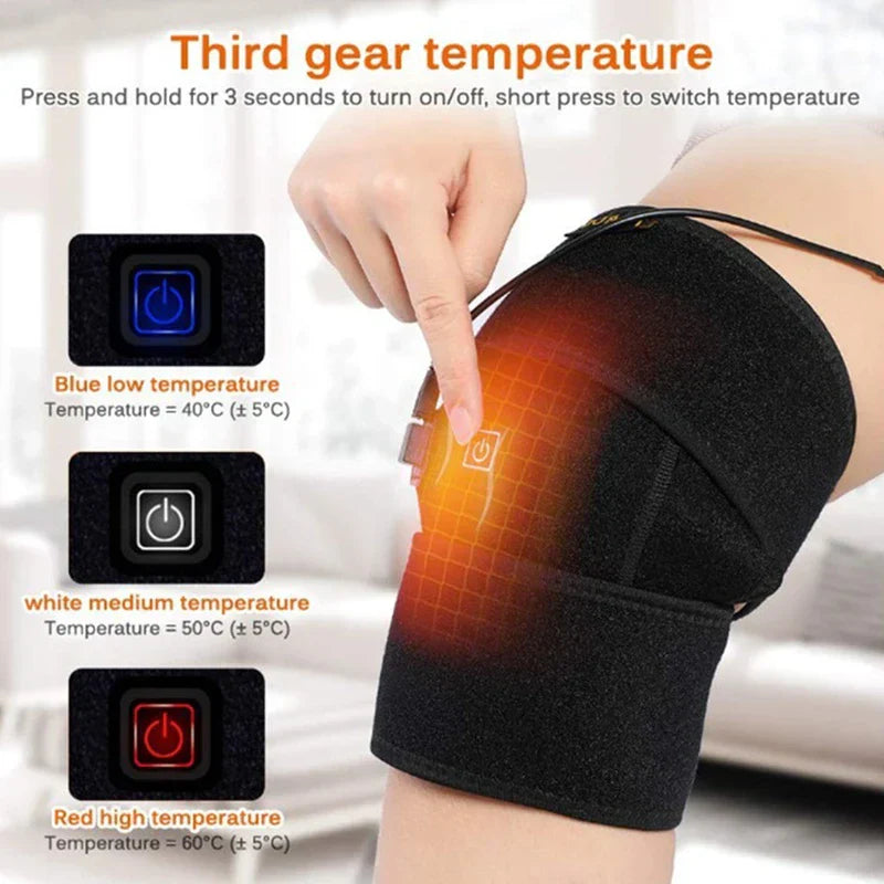 Therapeutic Heat Knee Compression Wrap Joint Pain Relief