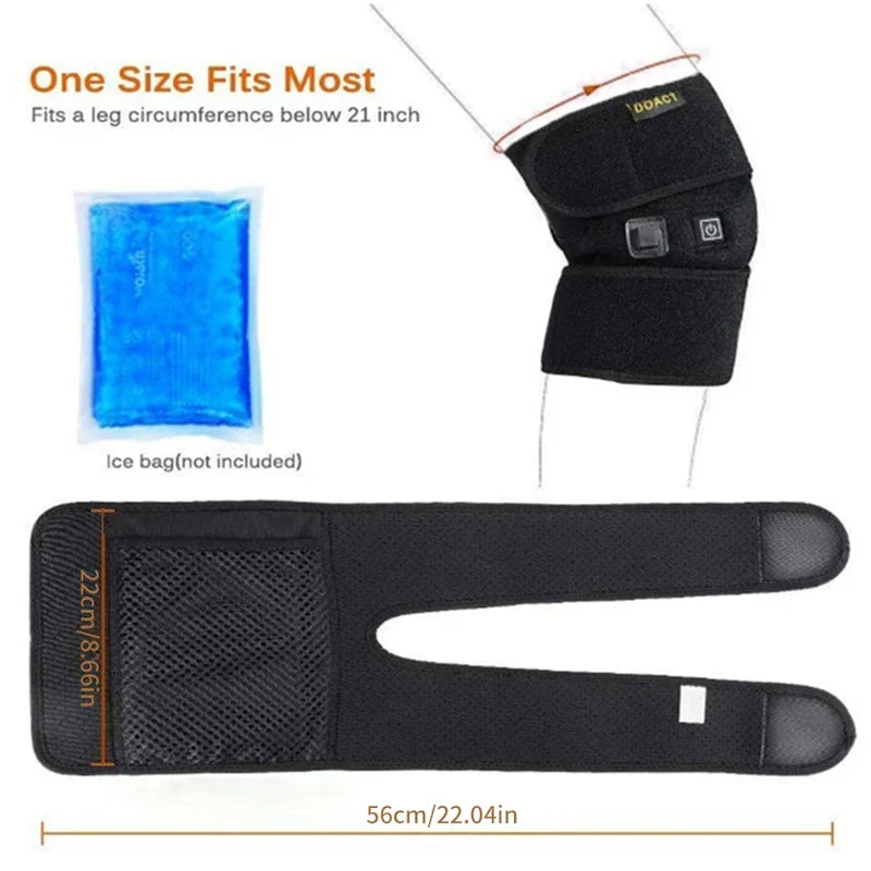 Therapeutic Heat Knee Compression Wrap Joint Pain Relief