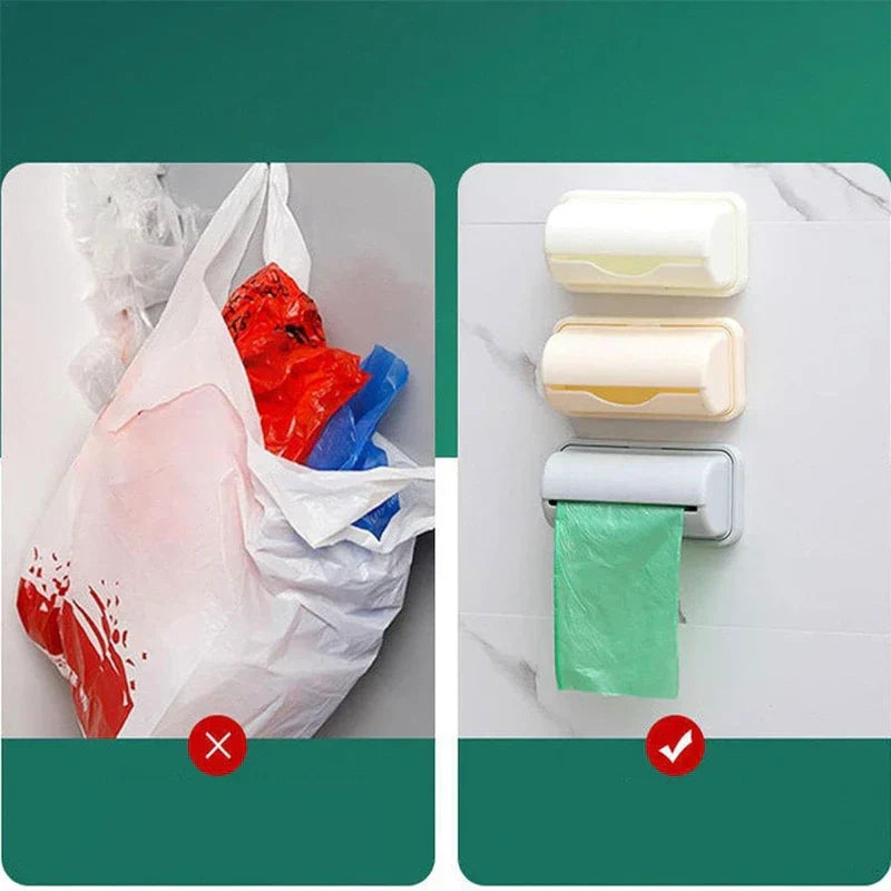 Trash Bag Holder Dispenser Storage Box Organizer