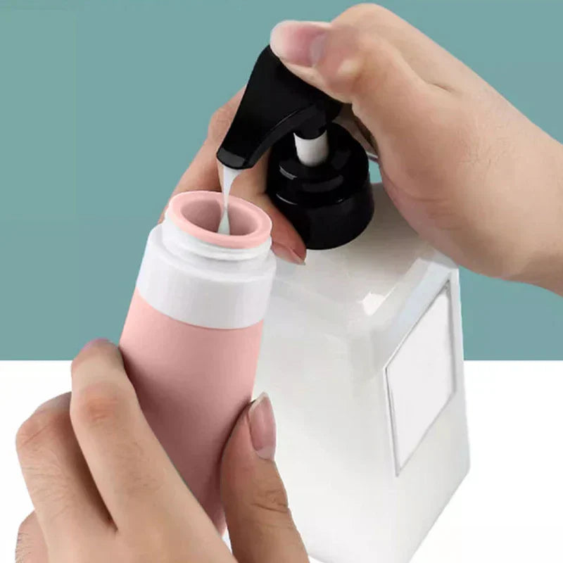 Travel Toiletry Bottles Set 4 Piece Refillable