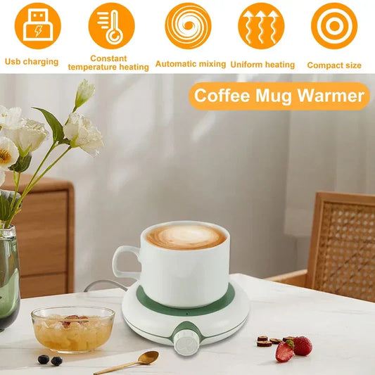 Usb Mug Warmer Coaster With Stirring