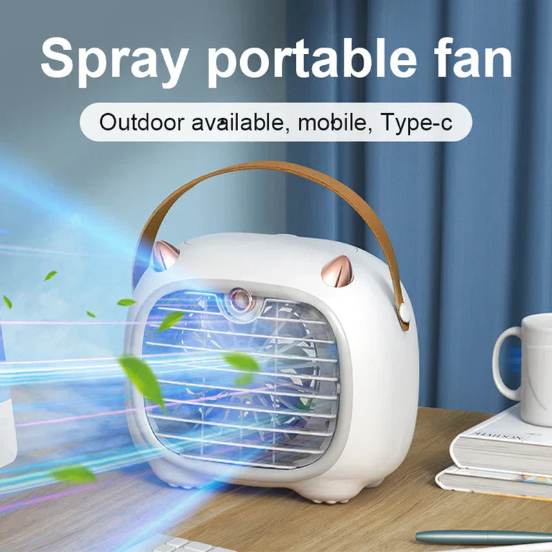 Usb Powered Water Spray Desktop Air Cooler Fan