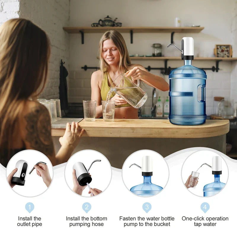 Water Jug Pump Dispenser – Universal Manual Hand Pump