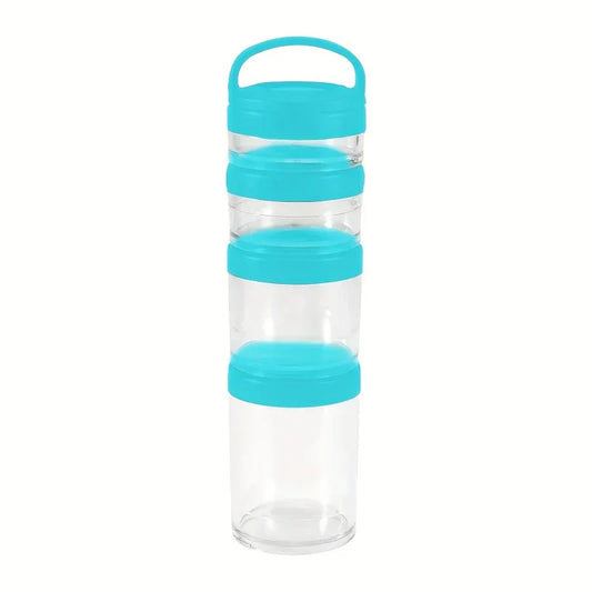 3-Tier Stackable Airtight Storage Canister Jar
