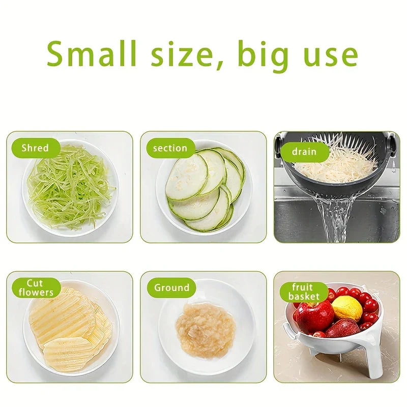 9-in-1 Vegetable Chopper Mandoline Slicer Dicer