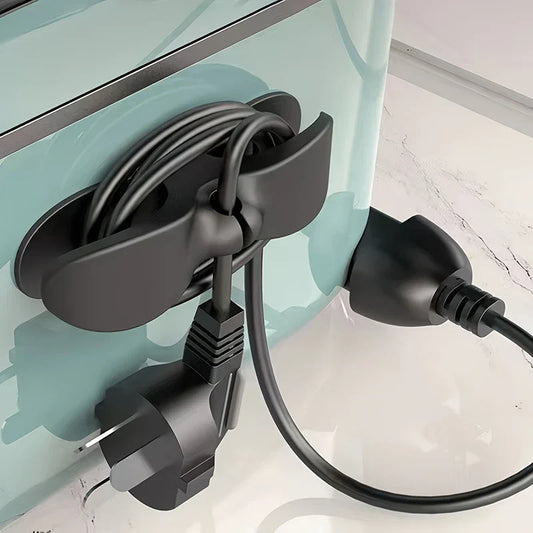 Adhesive Cable Management Clips Cord Holder Organizer
