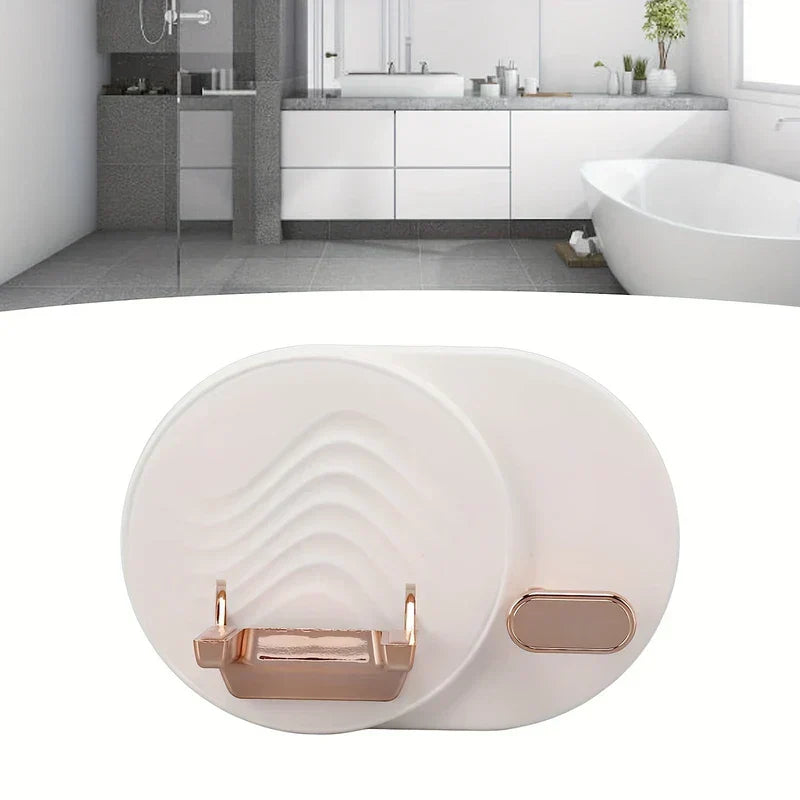 Adhesive Wall Mount Hair Dryer Holder Organizer Rack