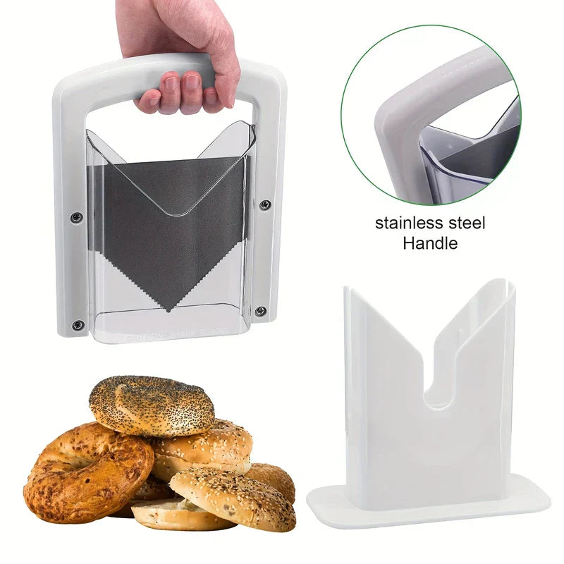 Adjustable Bread Loaf Bagel Slicer Guide