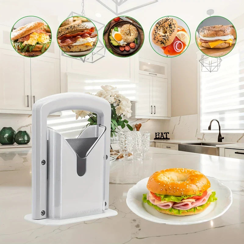 Adjustable Bread Loaf Bagel Slicer Guide