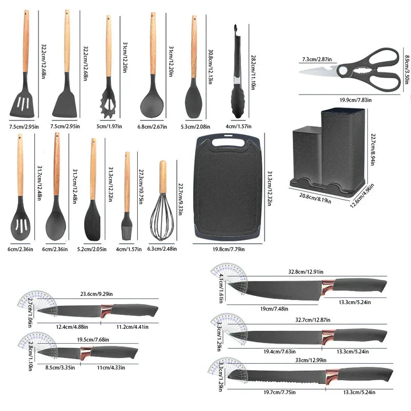 Cooking Gadget Utensil Set For Kitchen (Specify Pcs)