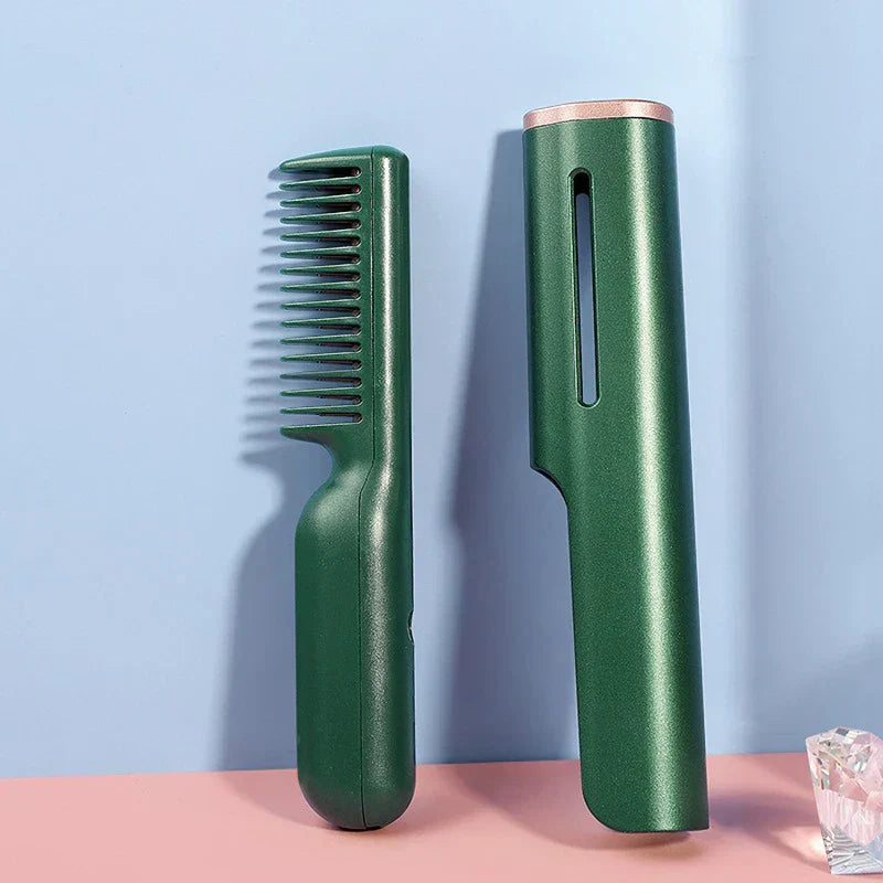Cordless Portable Heated Hair Brush